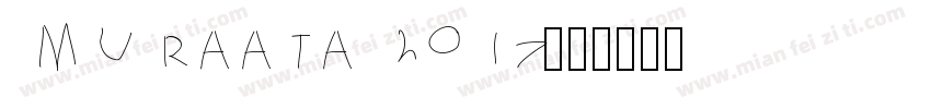 MURAATA 2017字体转换